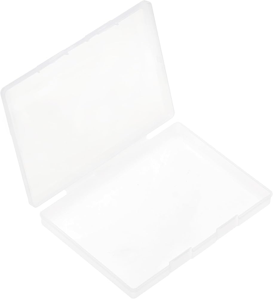 Amazon.co.jp: Paialco B5 透明プラスチック収納ボックス 7 x 10インチ
