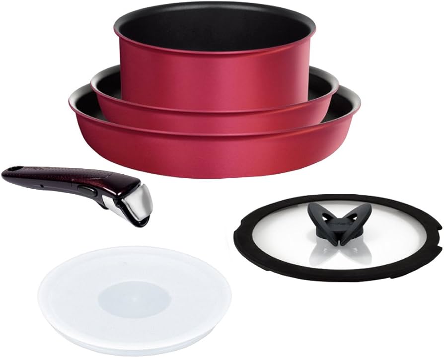 Amazon.co.jp: ティファール 鍋 フライパン 6点 セット 着脱式取っ手