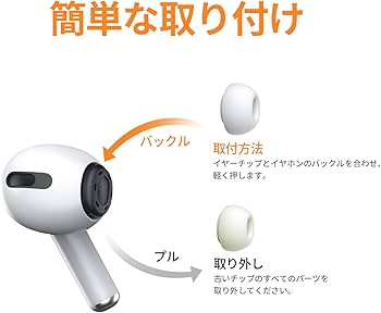 Amazon | MATONZE イヤーピース AirPods Pro 第1/2世代対応、シリコン