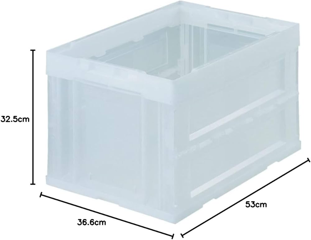 Amazon | トラスコ中山(TRUSCO) α折りたたみコンテナ 収納ケース 収納