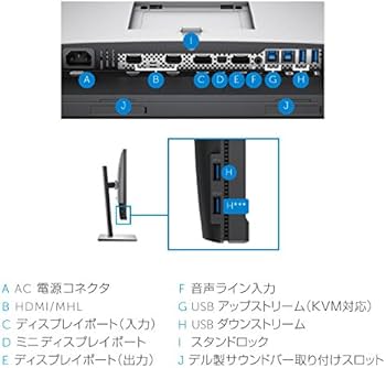 Amazon.co.jp: Dell ディスプレイ モニター UP2516D 25インチ/WQHD/IPS
