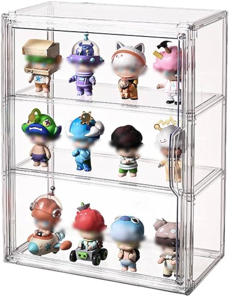 Amazon.co.jp: フィギュアケース 収納 透明展示ケース マグネット式扉