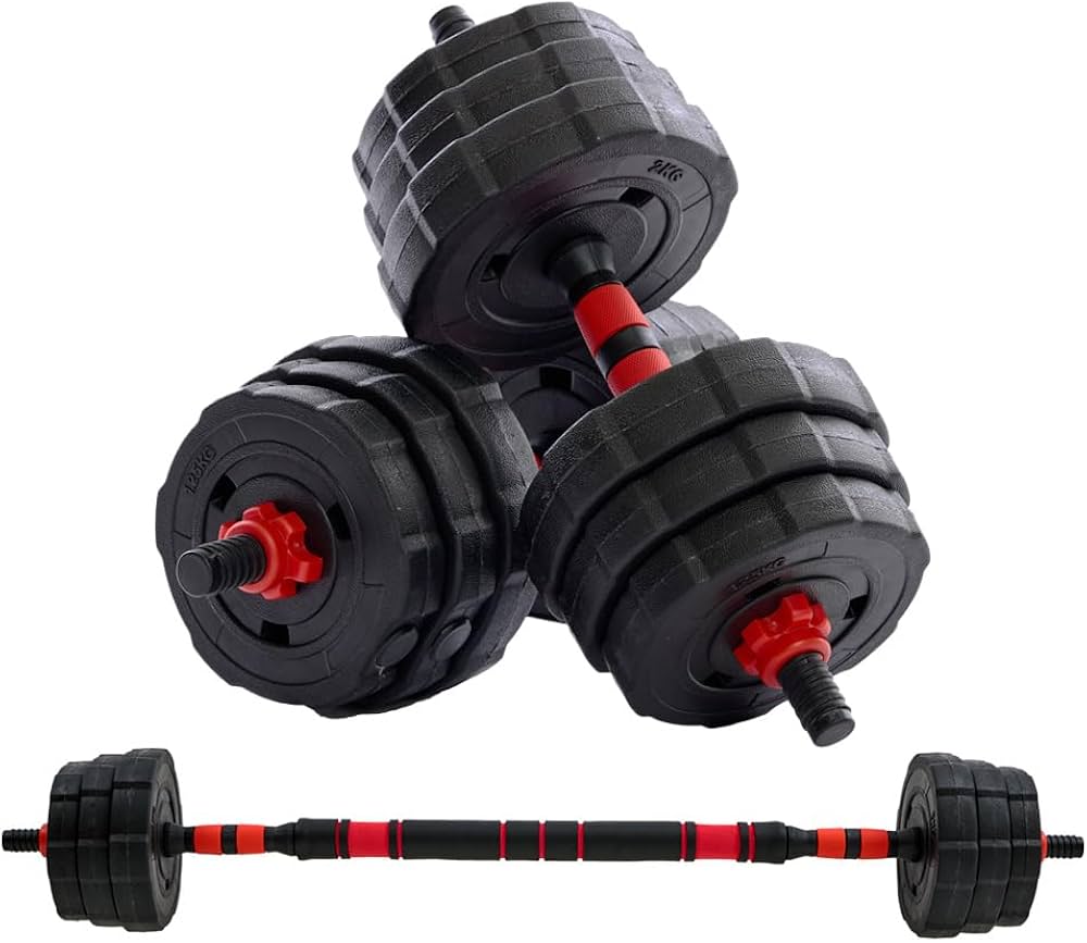 Amazon | 【自宅で本格筋トレ】アイリスプラザ 2way 可変式ダンベル