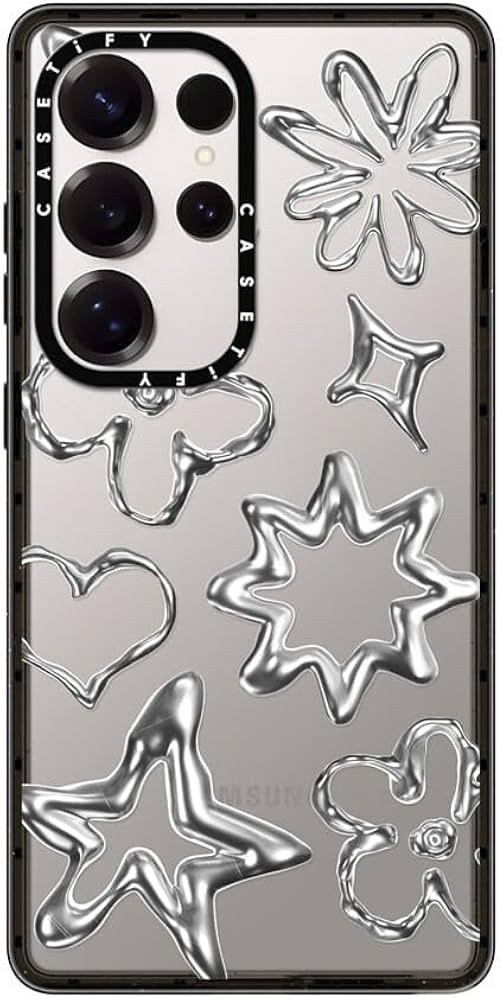 Amazon.com: CASETiFY Impact Galaxy S25 Ultra Case - Chrome Doodles