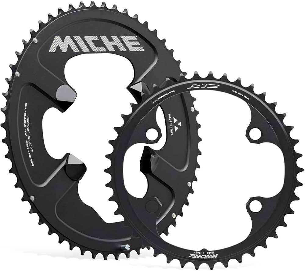 Amazon.com : MICHE UTG R92 FC-R9200 Outer Chain Ring 58T Black for