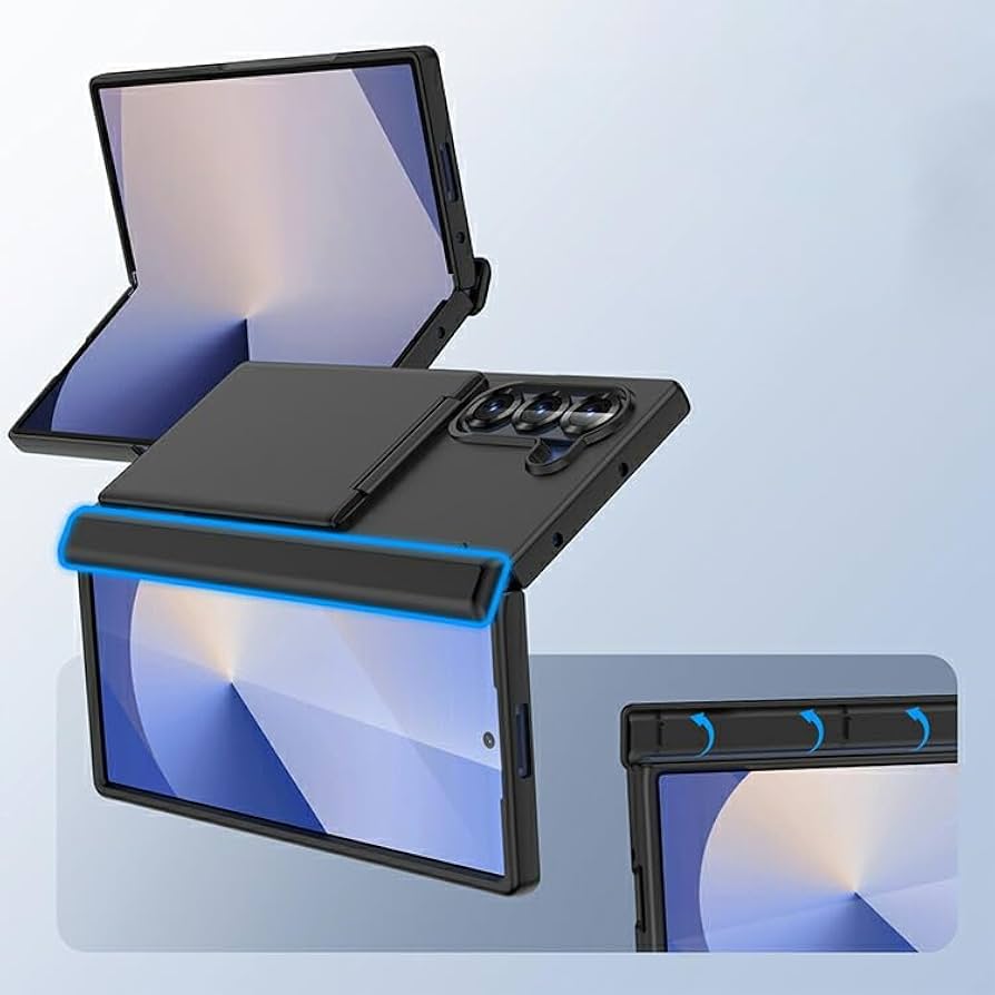 Amazon.co.jp: KOOLRIVER・For Galaxy Z Fold7 クリア ケース カバー