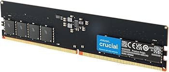 Crucial 16GB DDR5 RAM, 4800MHz CL40 Desktop Memory, UDIMM 288-Pin