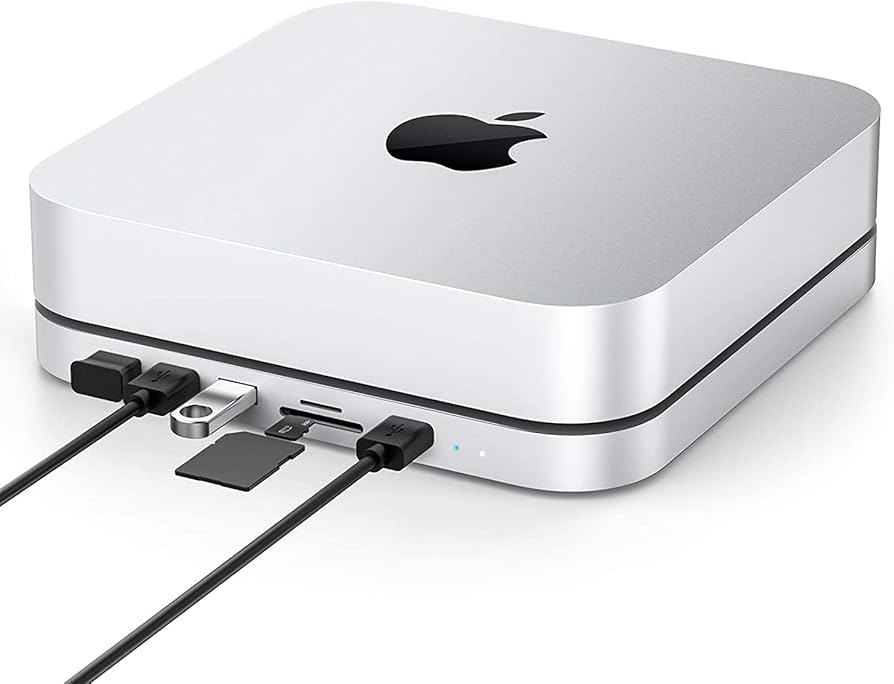 USB-C Hub with SATA Hard Drive Enclosure for Mac Mini M1/M2, Type