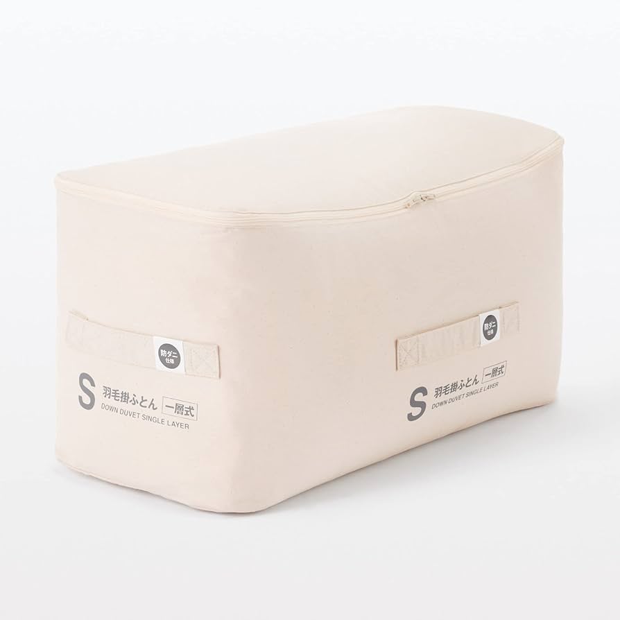 Amazon｜無印良品 防ダニ羽毛掛ふとん 白 セミダブルサイズ 170×210cm