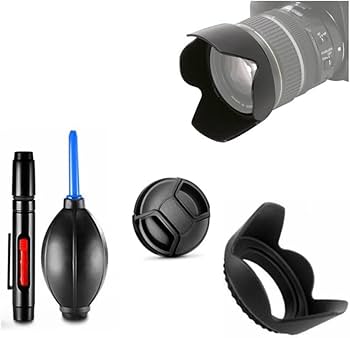 Amazon | カメラ基本アクセサリーセット 55mm レンズフード レンズ