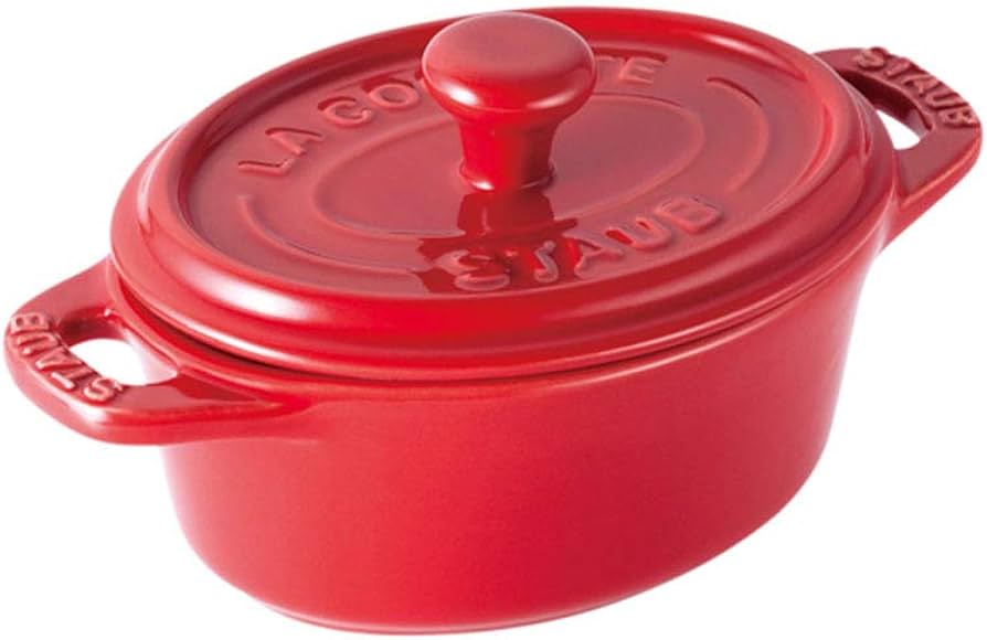 Amazon｜staub ストウブ 「 セラミック オーバル ミニココット ペア