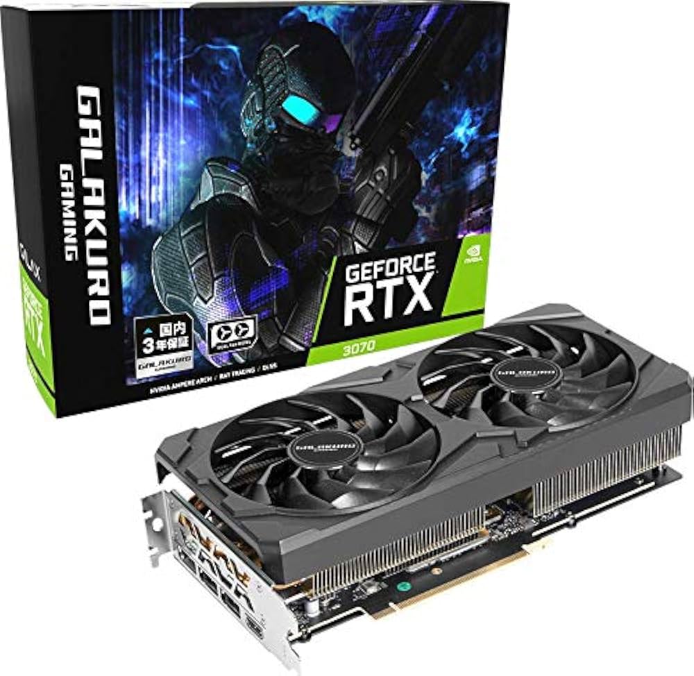 Amazon.co.jp: NVIDIA GeForce RTX3070 GDDR6 8GB GALAKURO Gaming