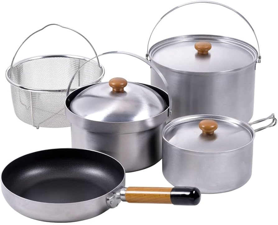 Amazon.co.jp: ユニフレーム 調理器具セット fan5DX クラッドプラス