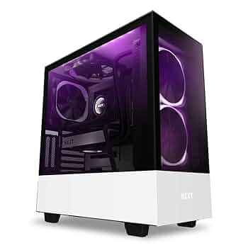 Amazon.co.jp: NZXT H510 Elite White & Black ミドルタワーPCケース