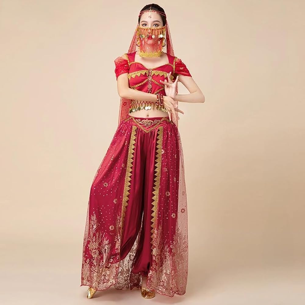 Amazon.com: Female Egypt Belly Dance Costume Indian Nationality