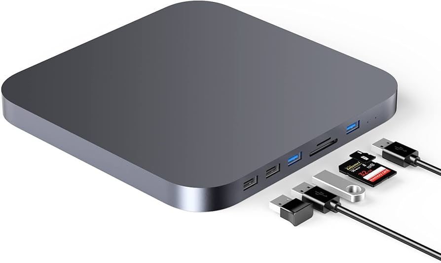 Amazon | Mac Mini 用 USB Type C ハブ 2.5インチ HDD/SSD ケース 7-in