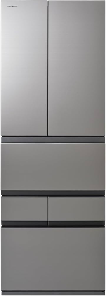 Amazon.co.jp: Toshiba GR-W510FZ(ZH) French Door Refrigerator, 25.6