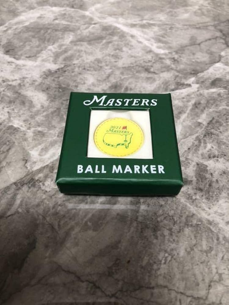 Amazon.co.jp: 2021年 マスターズ ゴルフ ボールマーカー 松山英樹