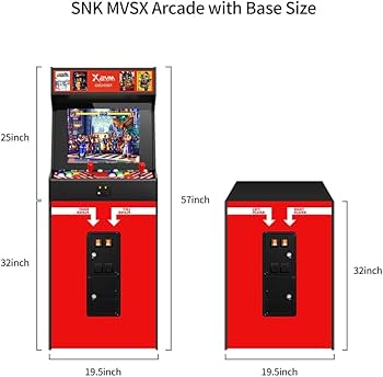 Amazon.com: UNICO MVSX Arcade Machine and Base Combo, Pre-Loaded