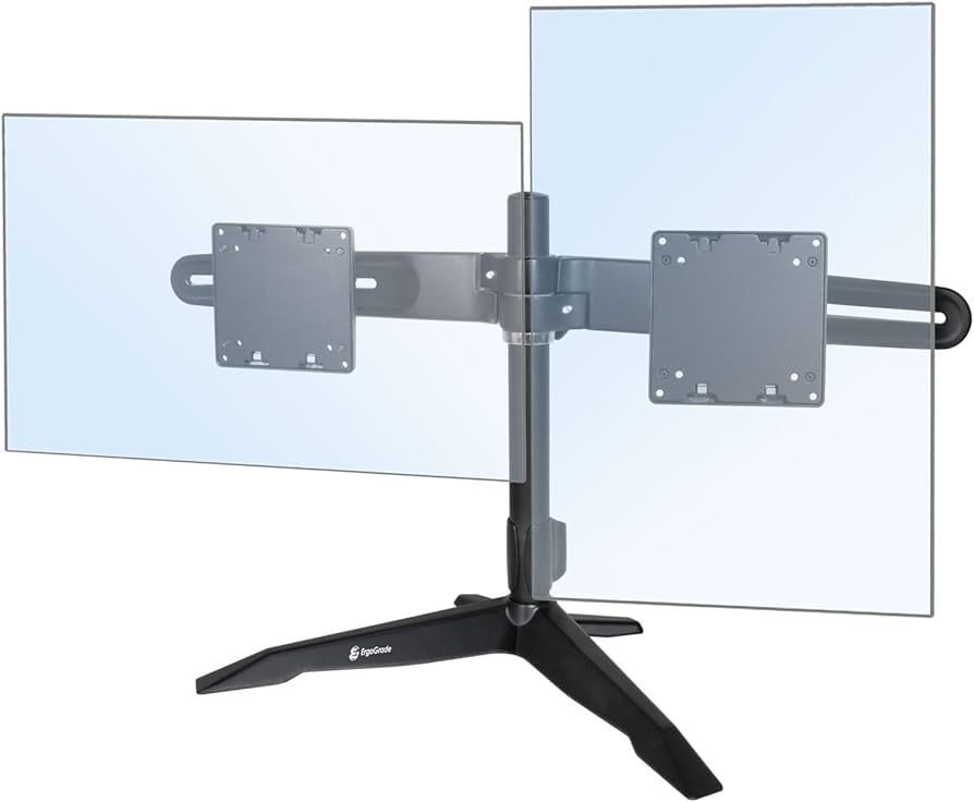 Amazon.co.jp: ErgoGrade デュアルモニタースタンド 24インチまでの2台