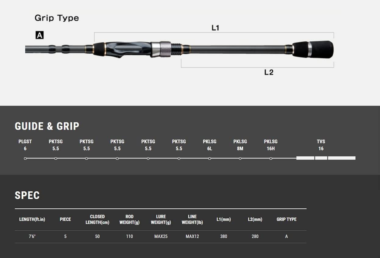 Amazon.co.jp: テイルウォーク(Tailwalk) ロッド アウトバック NS765L