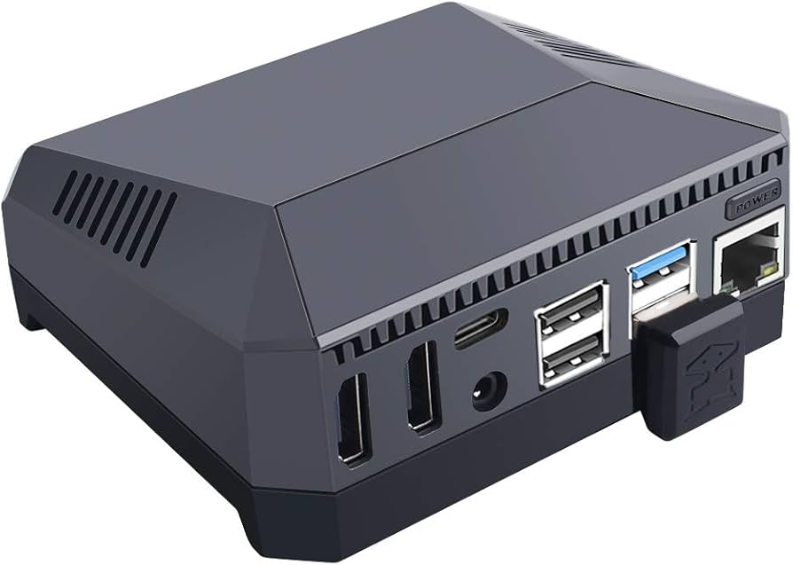 Amazon.co.jp: GeeekPi Raspberry Pi 4ケースArgon ONE M.2