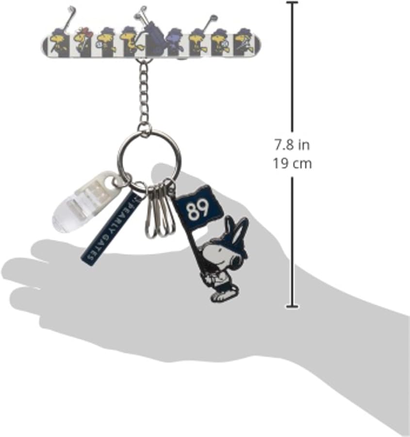 Amazon | [パーリーゲイツ] キーホルダークリップ [スヌーピーコラボ