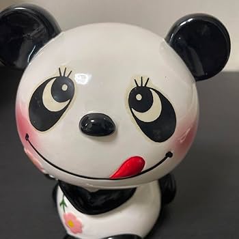 Amazon.co.jp: 内藤ルネ パンダ貯金箱 ルネパンダ 陶器 : ホビー