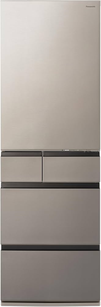 Amazon | パナソニック 冷蔵庫 幅60cm 457L 左開き NR-E46HV1L-N