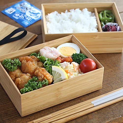 Amazon.co.jp: 公長齋小菅 二段弁当箱 ブラック : ホーム＆キッチン