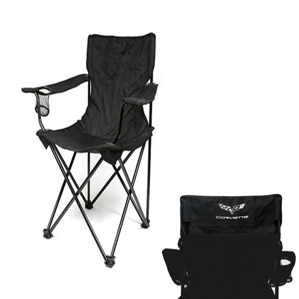 Amazon.com: Corvette Travel Folding Chair with C6 Logo - Sporting