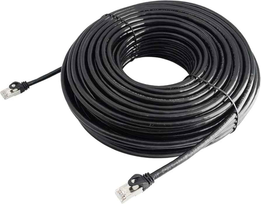 Amazon.co.jp: CAT6A 5m 屋外高耐久LANケーブル(カテゴリ6A) PE