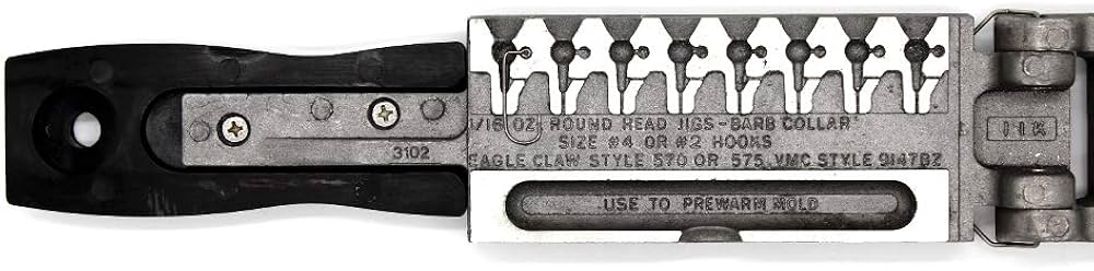 Amazon | Dimatteo 釣り用ジグヘッド モールドキット 50個 1/16オンス