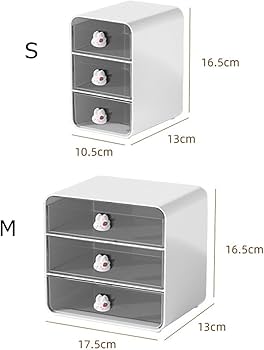 Amazon.co.jp: [ZLUKUO] 卓上収納ケース 引き出し 小物 収納ボックス