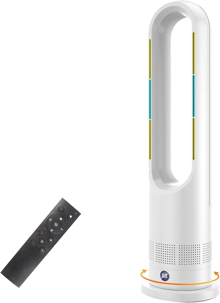 Amazon | セラミックヒーター タワーファン ファンヒーター スリム