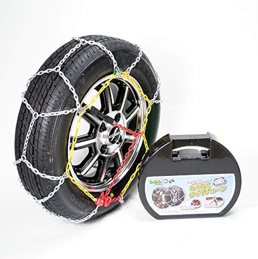 Amazon.co.jp: タイヤチェーン 金属亀甲チェーン 030 スリムタイプ 155