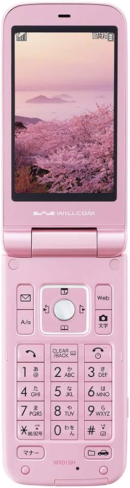 Amazon | PANTONE WX01SH WILLCOM [ピンク] | 携帯電話本体 通販