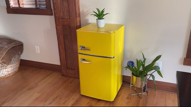 Amazon.com: WANAI 3.5 Cu.ft Small Refrigerators Retro Mini Fridge