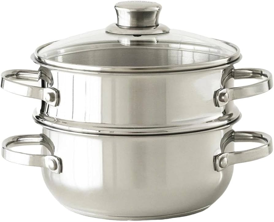 Amazon | MEYERマイヤー (Meyer) 両手鍋 蒸し器スチーマーセット18cm