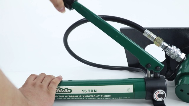 UTZIKO Hydraulic Knockout Punch Electrical Conduit Hole Cutter Set