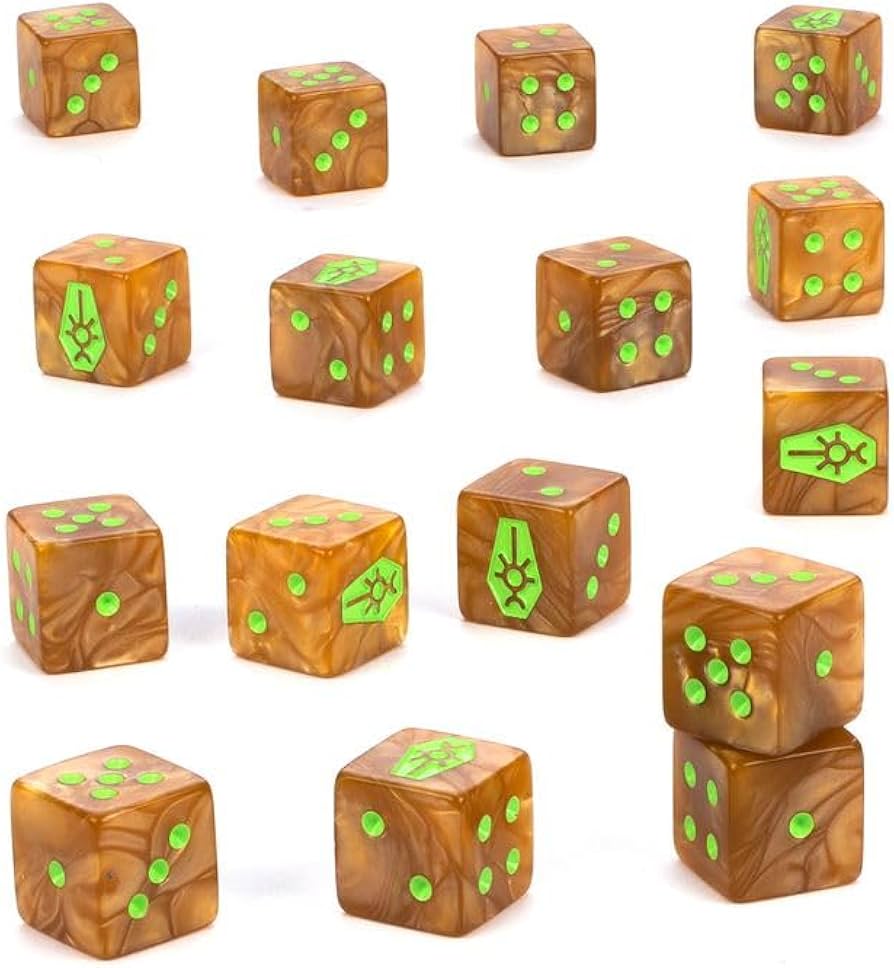 Games Workshop - Warhammer 40,000 - Necrons: Dice Set : Amazon.co