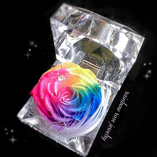 Amazon｜フローラルベビードール・虹色プリザーブドフラワー