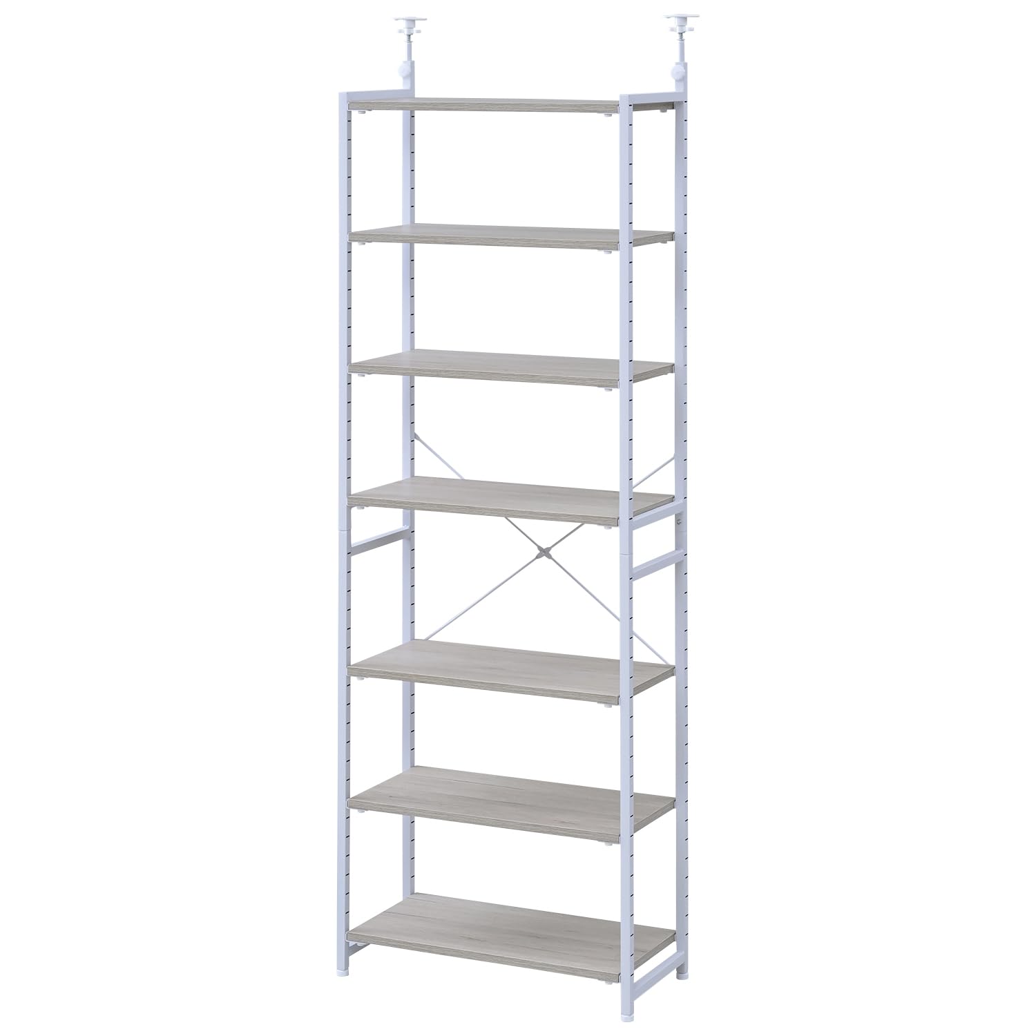 Amazon｜[山善] 突っ張り フリーラック 幅65×奥行30×高さ200-260cm A4