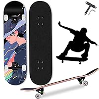 Amazon | スケートボード コンプリート スケボー コンプリート 無地