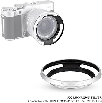 Amazon | JJC メタル レンズフード ねじ込む式 Fujifilm Fujinon XC 15