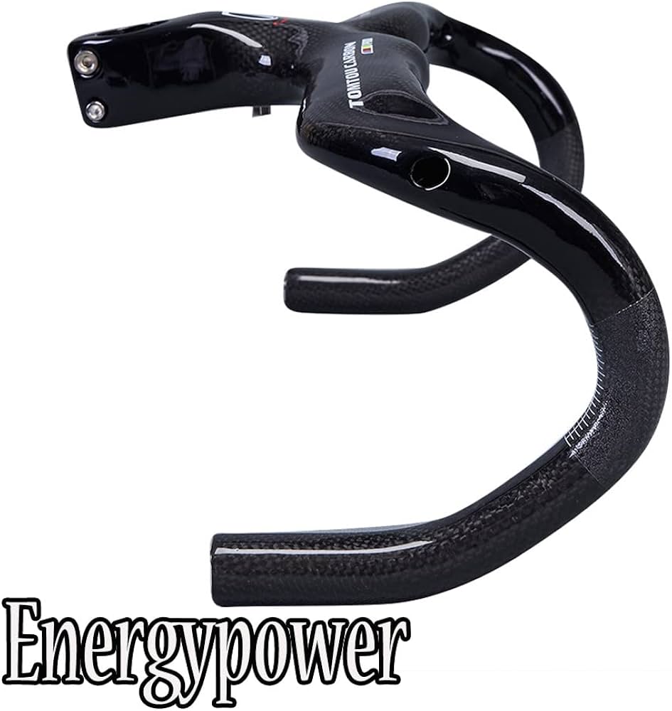 Amazon.co.jp: EnergyPower ステム一体型ハンドル フルカーボン 超軽量