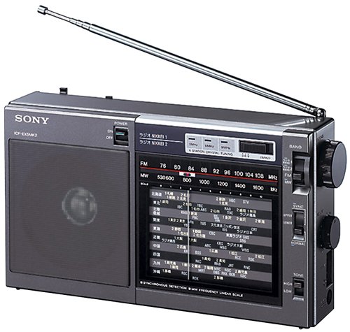 Amazon.co.jp: Sony FM/AM Radio Nikkei Portable Radio ICF-EX5MK2