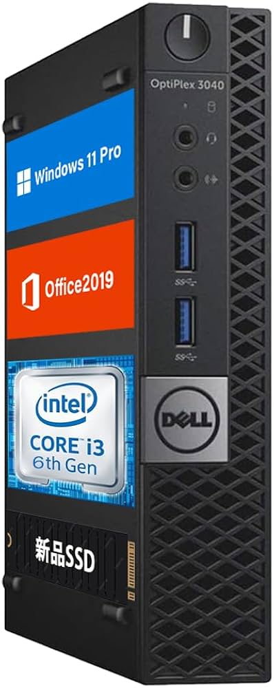 Amazon.co.jp: 【整備済み品】デスクトップパソコン DELL ミニ PC 3040