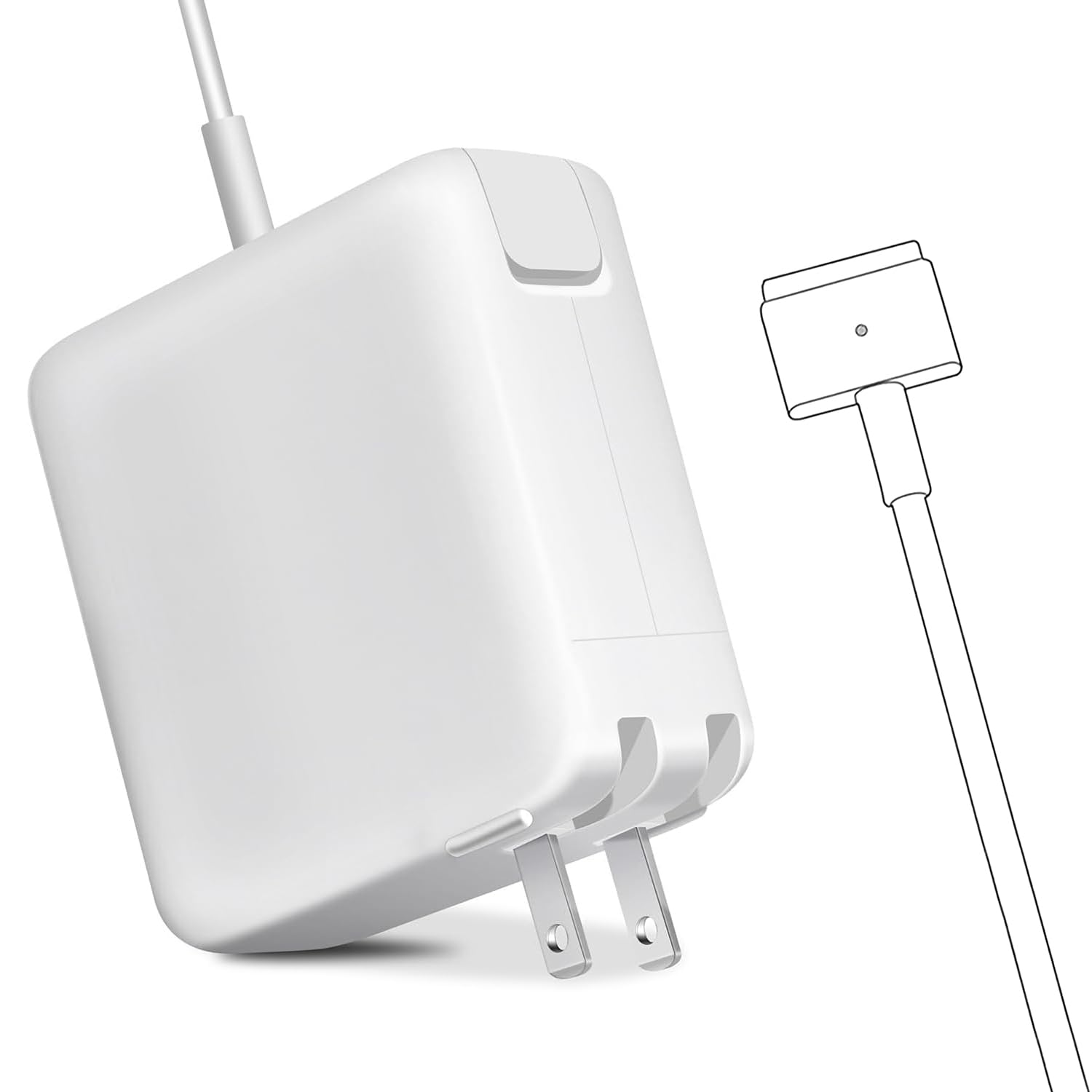 Amazon.com: Mac Book Air Charger, AC 45W Magnetic T-Tip Power