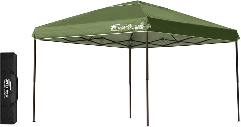 Amazon | FIELDOOR ワンタッチタープテント 【4点ロック/強化版